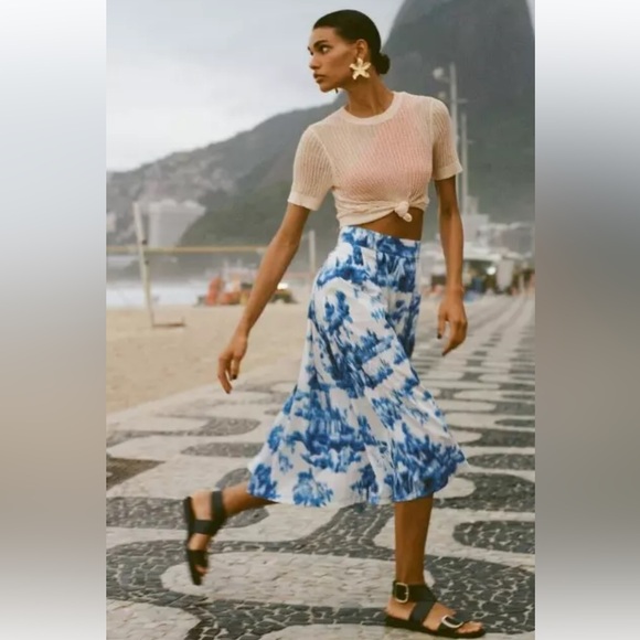 Zara 2pc ZW Collection Co Ord Skirt Set XS/S NWT - Picture 16 of 16